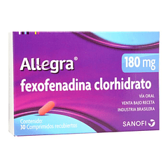 Allegra 180 mg x30 Comprimidos