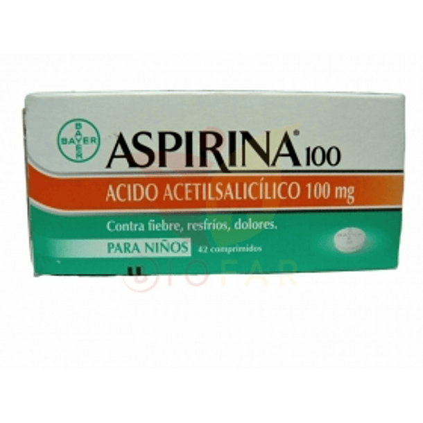 Aspirina 100 mg x98 Comprimidos 