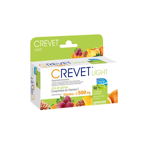 Crevet Light 500 mg  x32 Comprimidos 