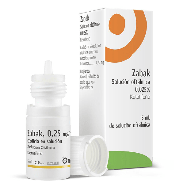 Zabak 0,025% x5 ml Solucion Oftalmica 