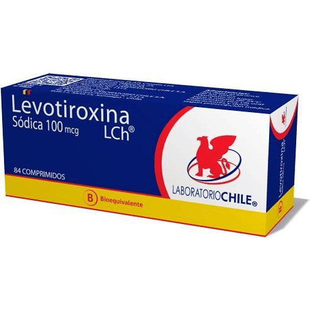 Levotiroxina 100Mcg x84 Comprimidos 