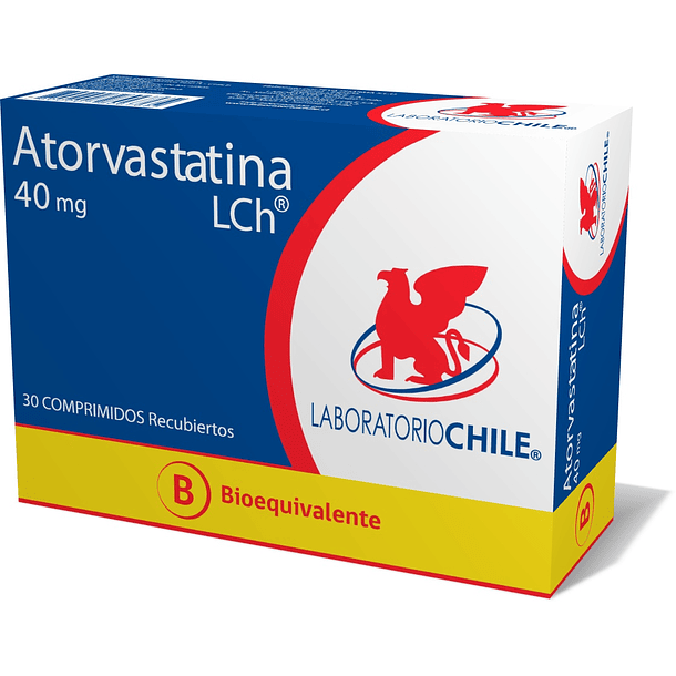 Atorvastatina Chile 40 mg x30 Comprimidos 