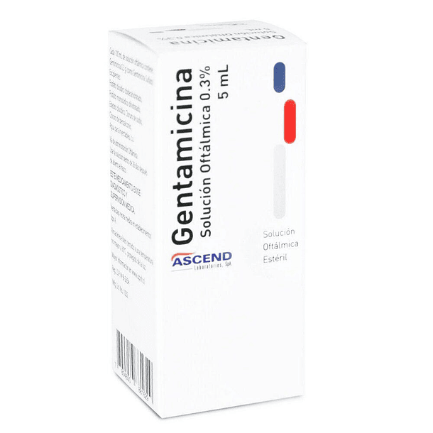 Gentamicina 0,3% x5 ml Solucion Oftalmica 