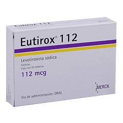 Eutirox 112Mcg x50 Comprimidos