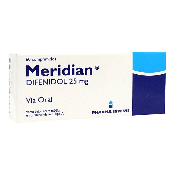 Meridiam 25 mg  x60 Comprimidos 