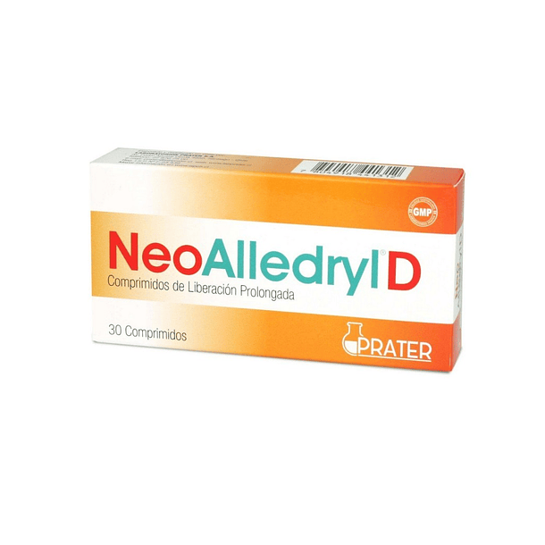 Neoalledryl-D 2,5 mg/120 mg x30 Comprimidos De Liberación Prolongada 