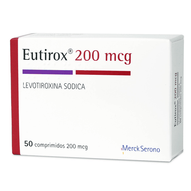 Eutirox 200 Mcg x50 Comprimidos 
