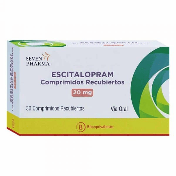 Escitalopram 20 mg x30 Comprimidos 
