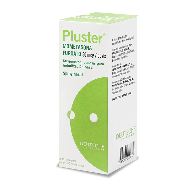 Pluster 50Mcg x120 Dosis Supensión Nasal 