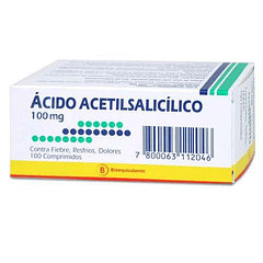 Acido Acetilsalicilico 100 mg x100 Comprimidos