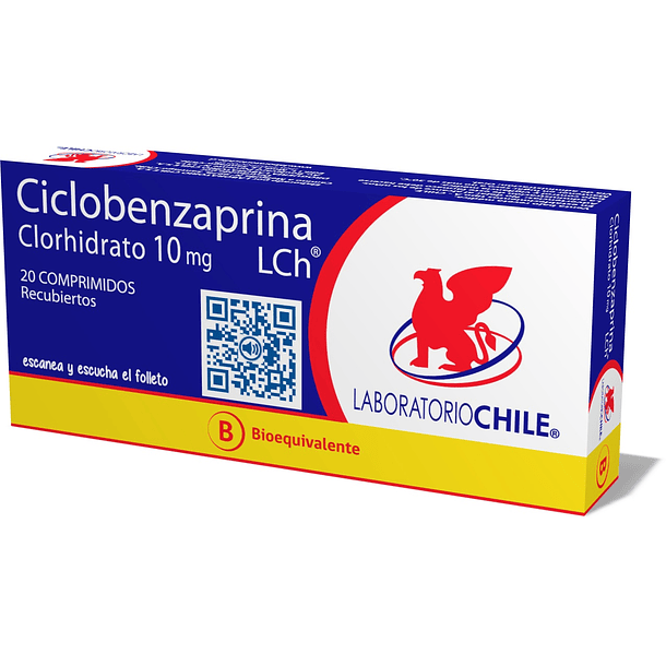 Ciclobenzaprina 10 mg x20 Comprimidos 