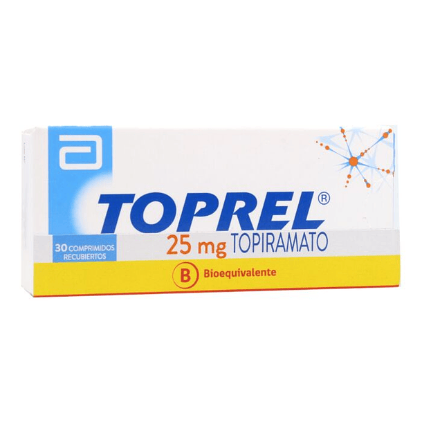 Toprel 25 mg  x30 Comprimidos 