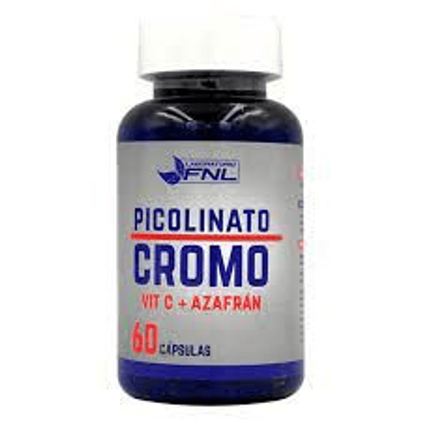 Picolinato De Cromo + Azafran + Vit   x60 Capsulas 