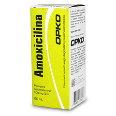 Amoxicilina 500 mg/5 ml x60 ml Suspension