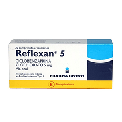 Reflexan 5 mg  x20 Comprimidos