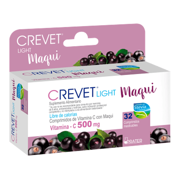 Crevet Light Maqui 500 mg  x32 Comprimidos 