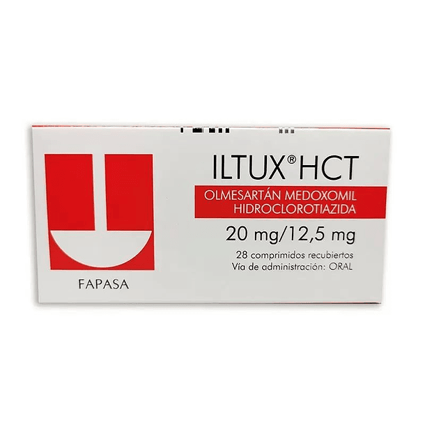 Iltux Hct 20 mg/12,5 mg  x28 Comprimidos 