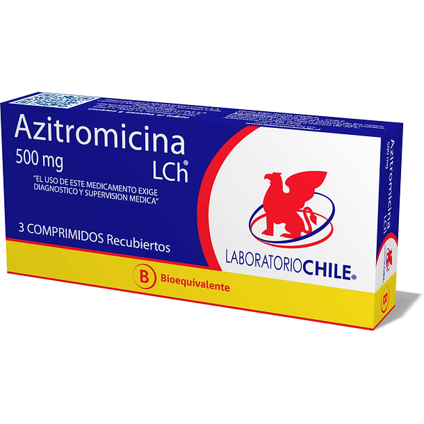 Azitromicina 500 mg x3 Comprimidos 