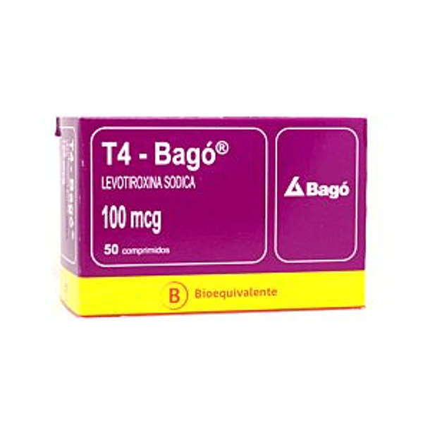 T4 100Mcg  x50 Comprimidos 