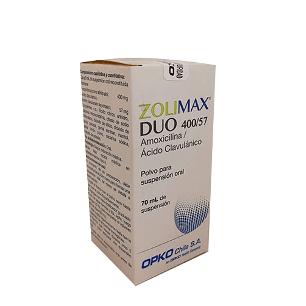 Zolimax Duo 400/57 mg  x70 ml Suspensión Oral 