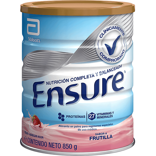 Ensure Frutilla x850Gr Polvo 