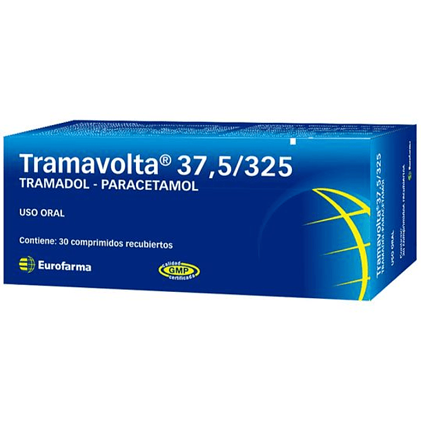 Tramavolta 37.5 mg+325 mg x30 Comprimidos 