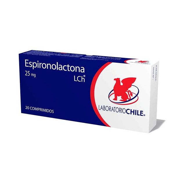 Espironolactona 25 mg x20 Comprimidos 