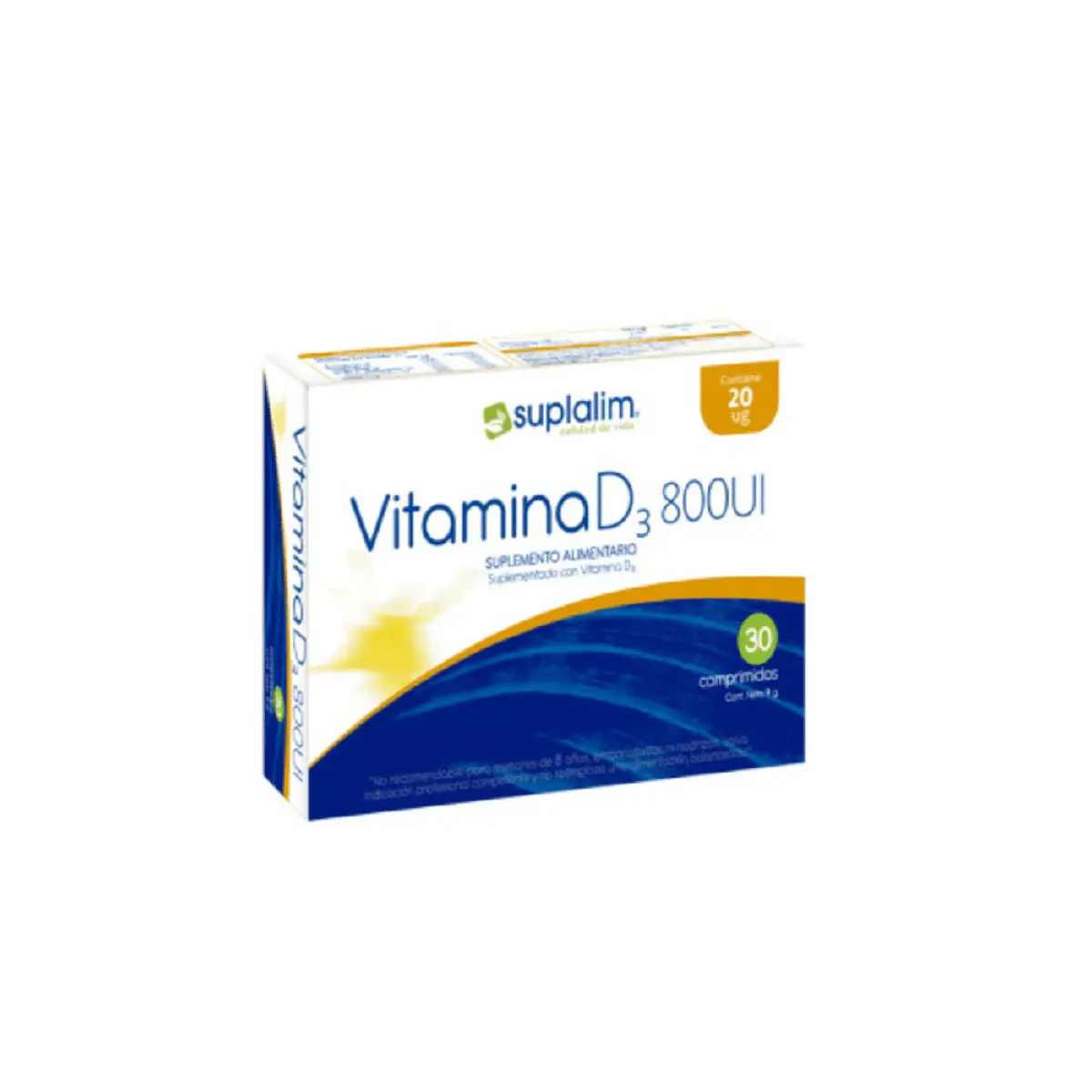 Vitamina D3 800Ui x30 Comprimidos