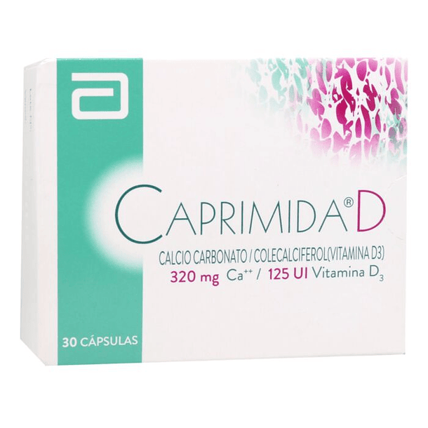 Caprimida D 320 mg/125Ui  x30 Cápsulas 