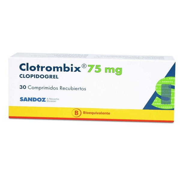 Clotrombix 75 mg  x30 Comprimidos 