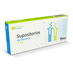 Supositorios De Glicerina 3,5Gr  x10 Unidades