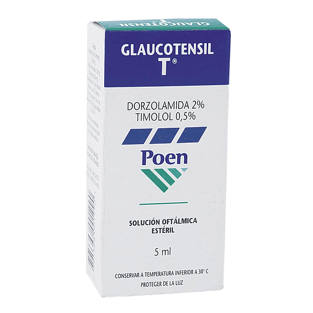 Glaucotensil T 2%/0,5% x5 ml Solucion Oftalmica 