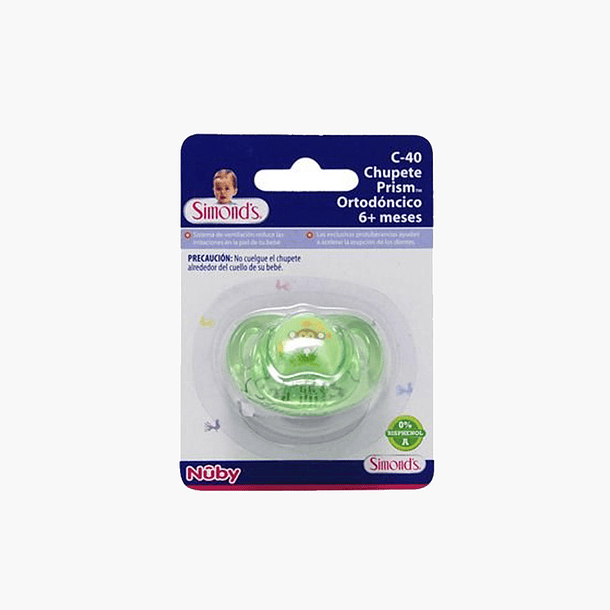 Simonds Chupete Nuby Ortodoncico De Silicona x1 Unidad 