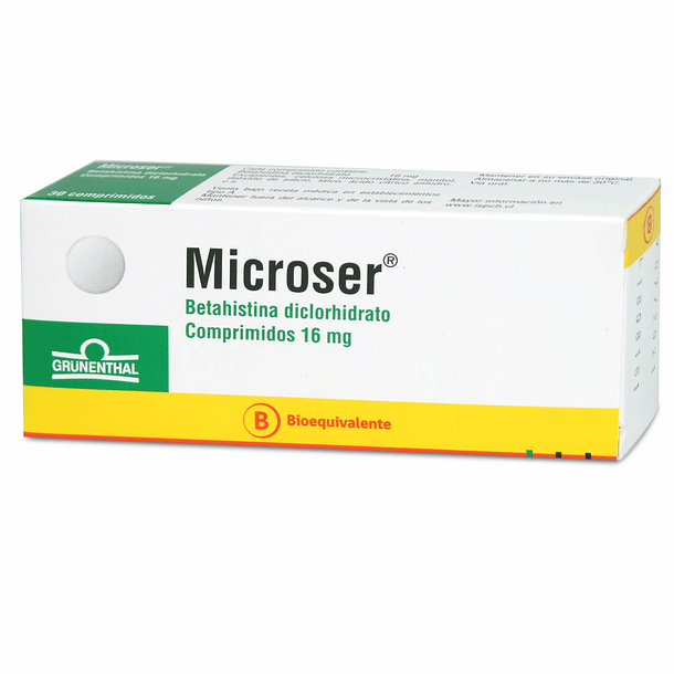 Microser 16 mg  x30 Comprimidos 