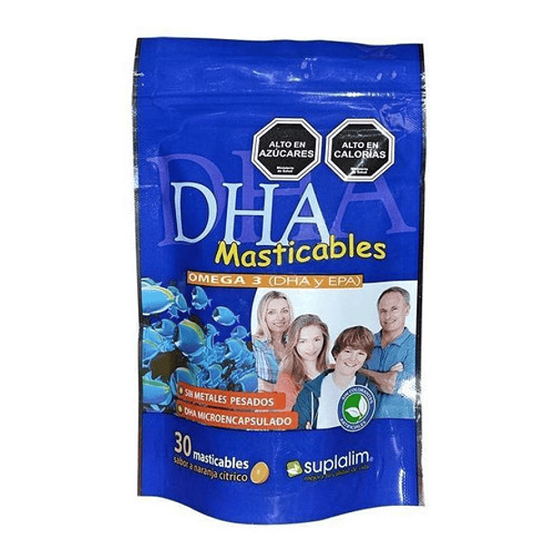 Omega Dha x30 Comprimidos Masticables 