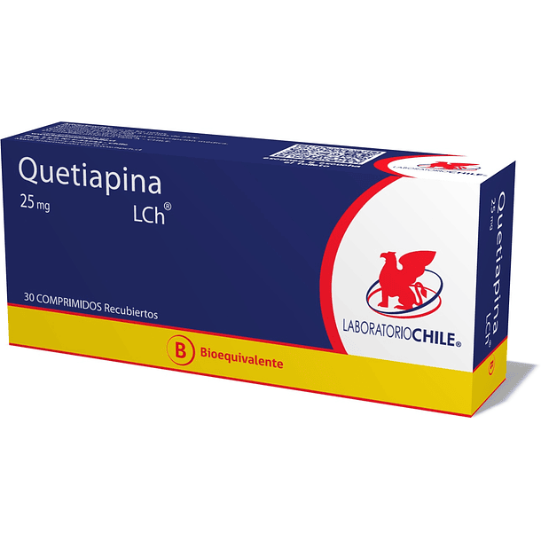 Quetiapina 25 mg x30 Comprimidos 