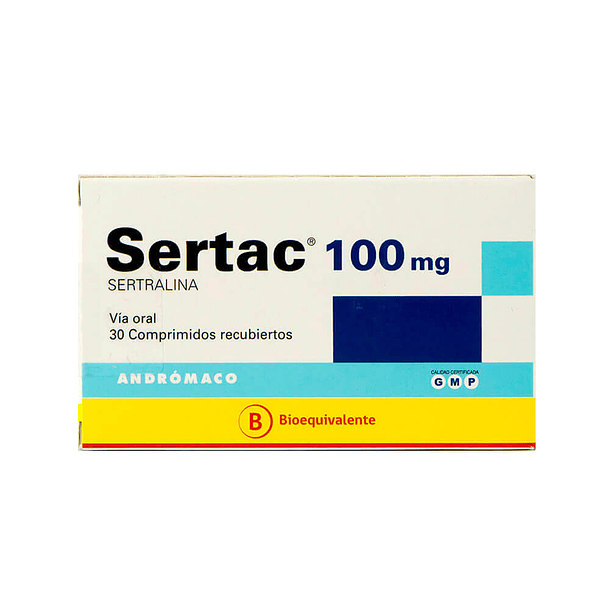 Sertac 100 mg  x30 Comprimidos 
