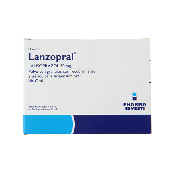 Lanzopral 30 mg  x14 Sobres 