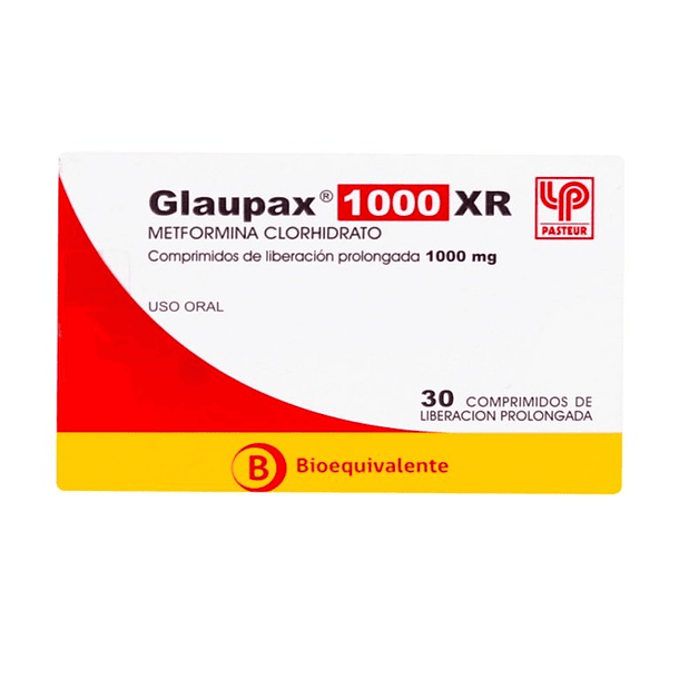 Glaupax 1000 xr 1000 mg x30 Comprimidos 
