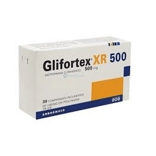 Glifortex xr 500 mg x30 Comprimidos 