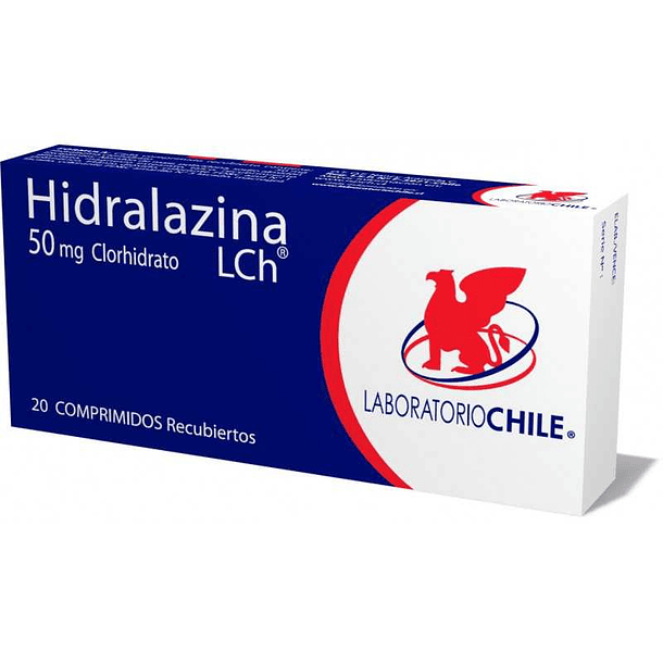 Hidralazina 50 mg  x20 Comprimidos 