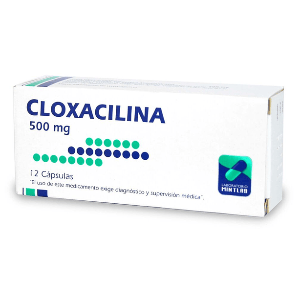Cloxacilina 500 mg x12 Capsulas 