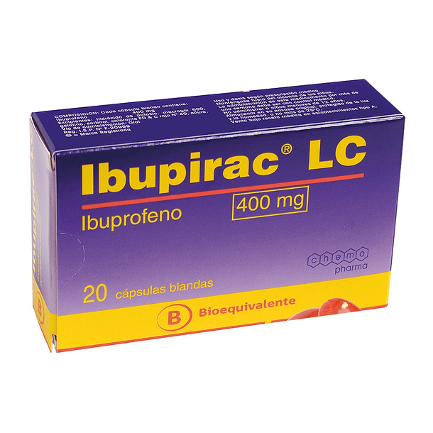 Ibupirac Lc 400 mg x20 Capsulas 