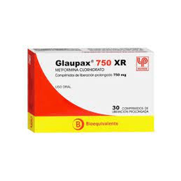 Glaupax 750 xr 750 mg x30 Comprimidos 