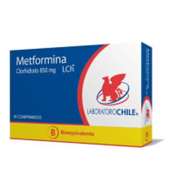 Metformina 850 mg x30 Comprimidos 