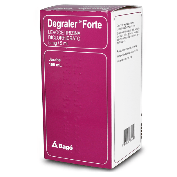 Degraler Forte 5 mg/5 ml  x100 ml Jarabe 