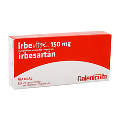 Irbevitae 150 mg  x28 Comprimidos