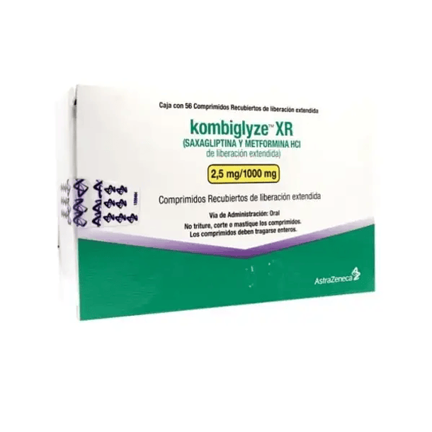 CENABAST - Kombiglyze XR 2,5 Mg/1000Mg X56 Comprimidos 