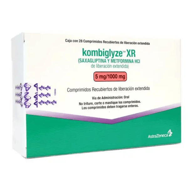 CENABAST - Kombiglyze XR 5Mg/1000Mg X56 Comprimidos 