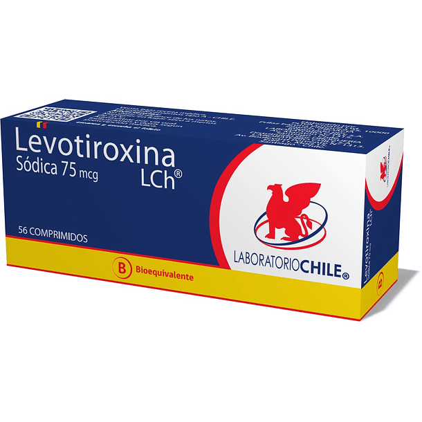 CENABAST - Levotiroxina 75Mcg X56 Comprimidos 
